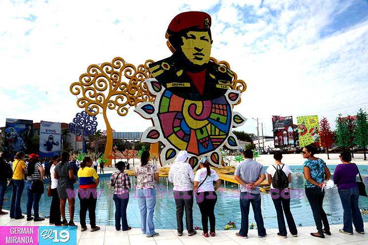 Nicaragua conmemora aniversario del tr&aacute;nsito a la inmortalidad del Comandante Hugo Ch&aacute;vez